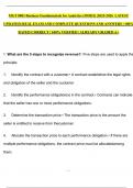 MGT 8803 Business Fundamentals for Analytics &lpar;MOD2&rpar; &vert;2025-2026  LATEST UPDATED&vert; REAL EXAM AND COMPLETE QUESTIONS AND ANSWERS &vert; 100&percnt; RATED CORRECT &vert; 100&percnt; VERFIED &vert; ALREADY GRADED A&plus;