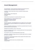 Asset Management Questions and Answers 