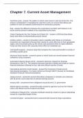 Chapter 7&period; Current Asset Management Questions with Solutions