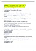 PPE &lpar;PERSONAL PROTECTIVE EQUIPMENT&rpar;CORRECT 100&percnt;