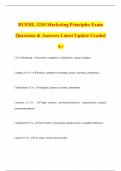 BUSML 325o Bundled Exam with 100&percnt; correct answers
