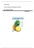 Test Bank - for General&comma; Organic&comma; and Biological Chemistry 4th Edition by Laura Frost &vert;All Chapters