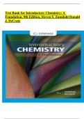 Introductory Chemistry&colon; A Foundation &lpar;Zumdahl & DeCoste&comma; 9th Edition&rpar; &ndash; Test Bank &vert; Complete Practice Questions and Answers