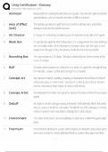 Unity Certification &sol; Glossary Guide &sol; 2025 Update &sol; Key Terms for Exam Prep &sol; Score 100&percnt;