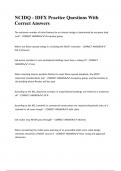 NCIDQ - IDFX Practice Questions With Correct Answers&period;