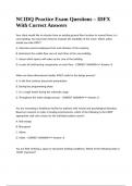 NCIDQ Practice Exam Questions &ndash; IDFX With Correct Answers