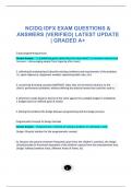 NCIDQ IDFX EXAM QUESTIONS & ANSWERS &lpar;VERIFIED&rpar; LATEST UPDATE GRADED A&plus;