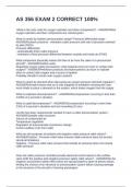 AS 356 EXAM 2 CORRECT 100&percnt;