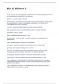 Bio 93 Midterm 3 Questions and Answers 100&percnt; Correct