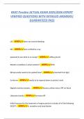 BKAT Practice ACTUAL EXAM 2025&sol;2026 EXPERT  VERIFIED QUESTIONS WITH DETAILED ANSWERS&vert; GUARANTEED PASS 