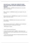 Utah LEO exam 1 EXAM 2025 COMPLETE EXAM QUESTIONS AND ACCURATE ANSWERS &vert;ALREADY PASSED&excl;&excl;