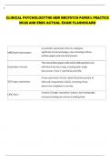 CLINICAL PSYCHOLOGYTHE NEW MRCPSYCH PAPER I&colon; PRACTICE  MCQS AND EMIS ACTUAL EXAM FLASHSCARD 