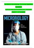 TEST BANK For Microbiology&colon; The Human Experience 2nd Edition By Foster&semi; Aliabadi&semi; Slonczewski&comma; Verified Chapters 1 - 27&comma; Complete Newest Version