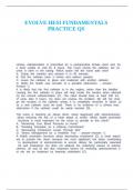 EVOLVE HESI FUNDAMENTALS PRACTICE QS