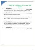 NRNP 6531 Exam Bundle &vert; Midterm & Final Exam Review&comma; Previous Exam Questions&comma; Quizzes & Asthma Q&A