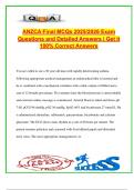 2025 ANZCA Final Exam MCQ Review &ndash; 200 Expert-Level Questions with Answers &vert; Pharmacology&comma; Physiology&comma; Airway&comma; Pain&comma; ICU&comma; Crisis Management & More