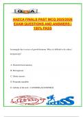 ANZCA Final MCQ 2025&sol;2026 &ndash; 190 Exam Questions with Answers &vert; Anaesthesia&comma; Intensive Care&comma; Physiology&comma; Pharmacology & Clinical Scenarios