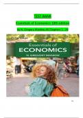 TEST BANK Essentials of Economics 10th edition by N. Gregory Mankiw All Chapters 1 - 24