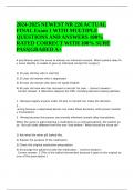 2024-2025 NEWEST NR 226 ACTUAL FINAL Exam 1 WITH MULTIPLE QUESTIONS AND ANSWERS 100- RATED CORRECT WITH 100- SURE PASSGRADED A&plus;&period;