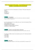 NSHC Certified Health Coach Actual Exam Bundle 2025 Test Bank &lpar;1 & 2&rpar;&colon; 100&percnt; Verified Quality Q&A &lpar;Guaranteed Pass &plus; A&plus; Graded&rpar;