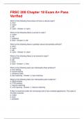 FRSC 200 Chapter 18 Exam A&plus; Pass Verified
