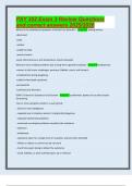 PSY 352 Exam 3 Review Questions and correct answers 2025&sol;2026