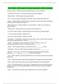 Pro Tools 110 exam review question with answers