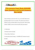 PTA Licensure Exam Study Guide &ndash; 2025&sol;2026 &vert; 200&plus; Key Concepts & Q&A &vert; NPTE Focus &vert; Safety&comma; Gait&comma; Modalities&comma; Neuromuscular & Ortho Systems
