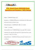 PTA Board Exam 2025&sol;2026 &ndash; 250&plus; Solved Q&A on Neurology&comma; Gait&comma; Modalities&comma; Pediatrics & More