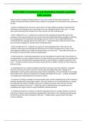 WGU D381 E-Commerce and Marketing Analytics question with answers