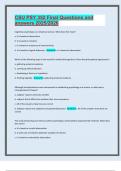 PSY 352 Final QUESTIONS AND CORRECT ANSWERS