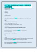 PSY 352 QUESTIONS AND CORRECT ANSWERS