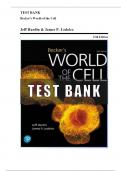 Test Bank - Becker's World of the Cell&comma; 10th Edition &lpar;Hardin&comma; 2024&rpar; Chapter 1-26 LATEST&period;