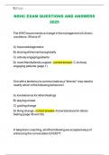 NSHC EXAM QUESTIONS AND ANSWERS 2025