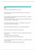 Microbiology and Parasitology Exam &vert; Questions with Correct Answers &vert; 100&percnt; Pass