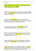 NRA BASIC RSO TEST KEY Questions with Answers A+ 2025 