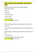 RNFA Final Exam Questions And Answers 2025&period;docx