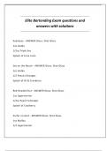 Elite Bartending Exam questions and answers with solutions