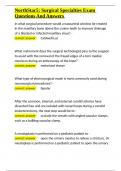 NorthStar5 Surgical Specialties Exam Questions And Answers&period;docx