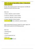 NIFA Surgical Specialties Quiz 3 Questions And Answers&period;docx