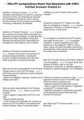 Ohio PT Jurisprudence Exam Test Questions with 100&percnt; Verified Answers Graded A&plus;