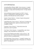 ACCT 2102 Final Exam