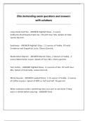 Elite bartending exam questions and answers with solutions&period;