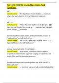 NCIDQ &lpar;IDPX&rpar; Exam Questions And Answers&period;docx