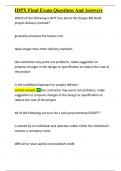 IDPX Final Exam Questions And Answers&period;docx