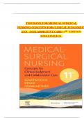 EST BANK FOR Medical-Surgical Nursing&colon; Concepts for Clinical Judgment and Collaborative Care by Donna D&period; Ignatavicius ISBN&colon; 978-0323878265 COMPLETE GUIDE ALL CHAPTERS COVERED WITH RATIONALES 100&percnt; VERIFIED A&plus; GRADE ASSURED&excl;&excl;&excl;&excl;NEW LATEST UPDATE&excl;&excl;&excl;&excl;&excl;&excl;&sol;All CH
