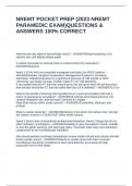 NREMT TEST PREP & PRACTICE EXAM BUNDLE 2025/2026