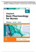 TEST BANK FOR Clayton&rsquo;s Basic Pharmacology for Nurses 19th Edition by Michelle J&period; Willihnganz&comma; Samuel L&period; Gurevitz ISBN&colon;978-0323796309 COMPLETE GUIDE ALL CHAPTERS COVERED 100&percnt; VERIFIED A&plus; GRADE ASSURED&excl;&excl;&excl;&excl;&excl; NEW LATEST UPDATE&excl;&excl;&excl;&excl;&excl;