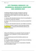 CITI TRAINING&comma; MODULES 1-24  &lpar;BIOMEDICAL RESEARCH&rpar; QUESTIONS  AND ANSWERS 2025 