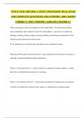 TFM 11 TEST &vert;2025-2026  LATEST UPDATED&vert;105  REAL EXAM AND COMPLETE QUESTIONS AND ANSWERS &vert; 100&percnt; RATED CORRECT &vert; 100&percnt; VERFIED &vert; ALREADY GRADED A&plus;